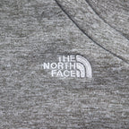 THE NORTH FACE Full Zip Hoodie M Gray Polyester Logo Embroidery US Standard A40A