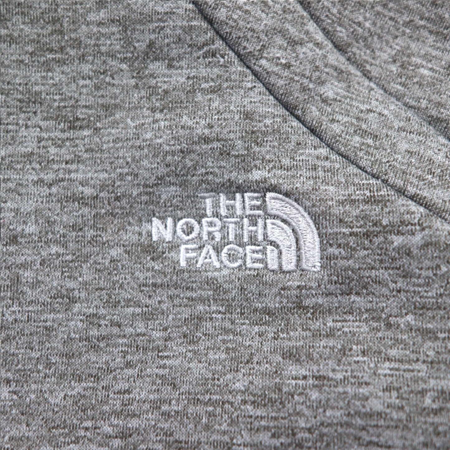 THE NORTH FACE フルジップパーカー M グレー ポリエステル ロゴ刺繍 US規格 A40A