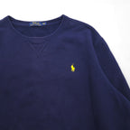Polo Ralph Lauren Navy V-neck sweatshirt, size 2XL, with small pony embroidery