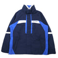 日本然リトテ-古着オンライン-Columbia マウンテンパーカー L ネイビー ナイロン 防水 フード収納式 XM4636-Columbia Mountain Hoodie L Navy Nylon Waterproof Hoodie Retractable XM4636
