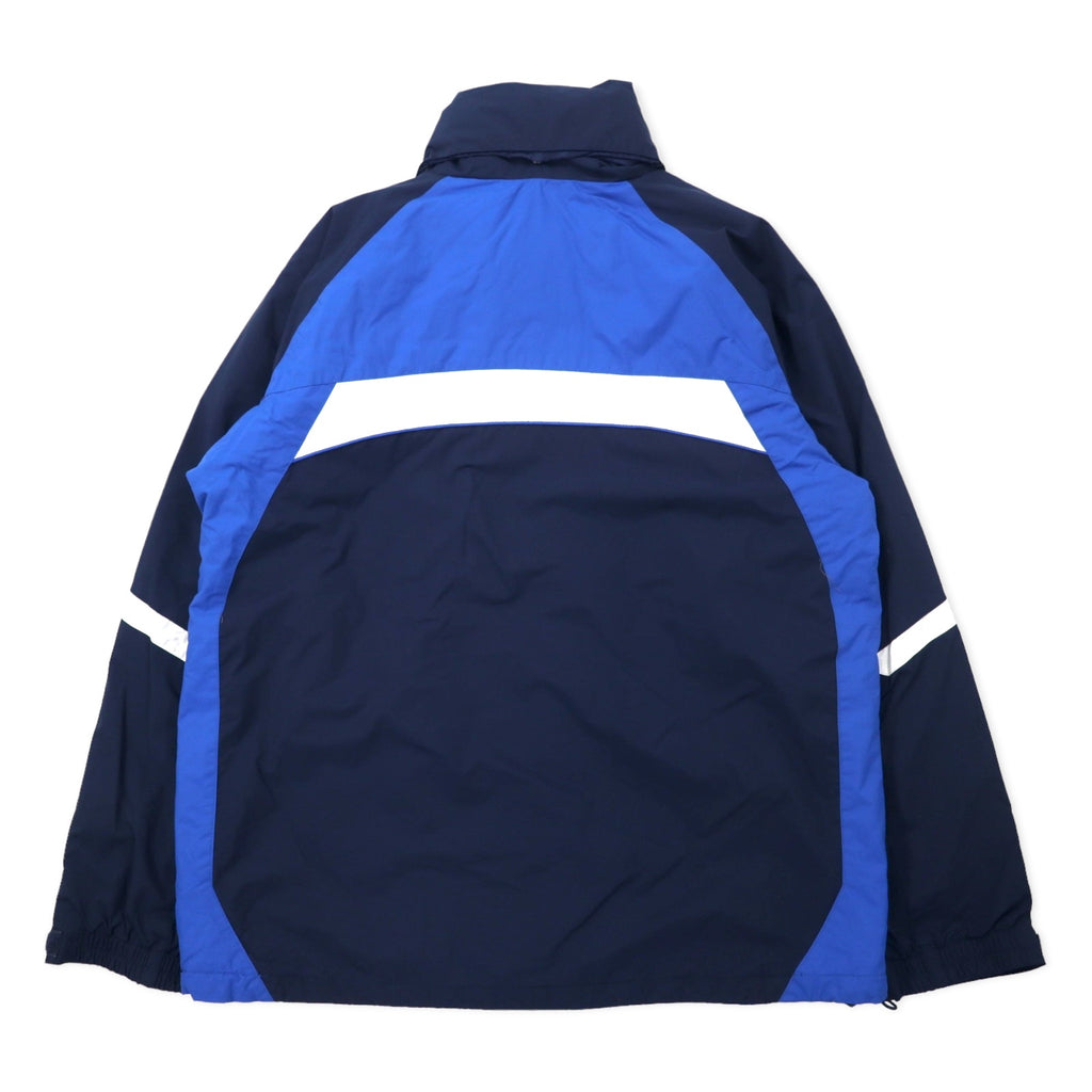 Columbia Mountain Parka L Navy Nylon Waterproof Retractable Hood XM4636