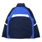 Columbia Mountain Parka L Navy Nylon Waterproof Retractable Hood XM4636
