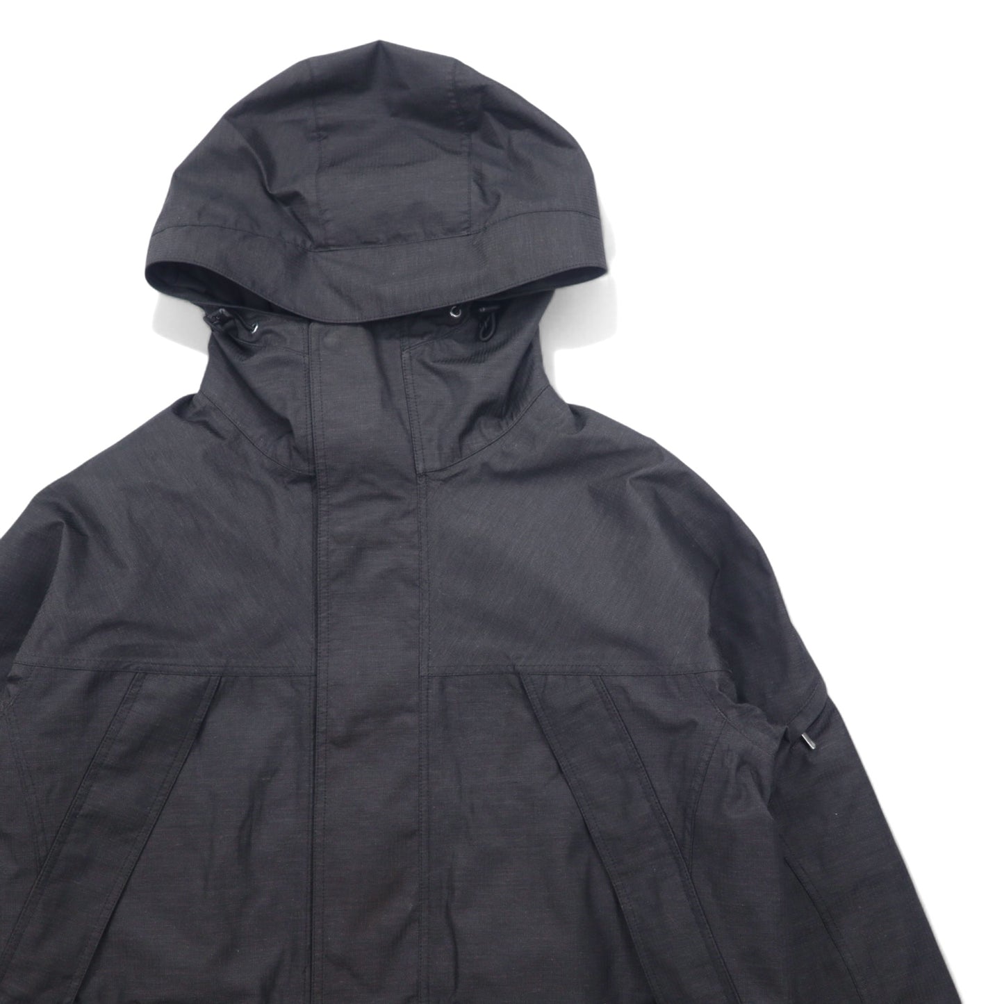 nonnative ゴアテックス GORE-TEX ハイカーコート マウンテンパーカー M ブラック ダブルジップ HIKER COAT C/P MINI HERRINGBONE PACLITE 2L NN-J2803 日本製