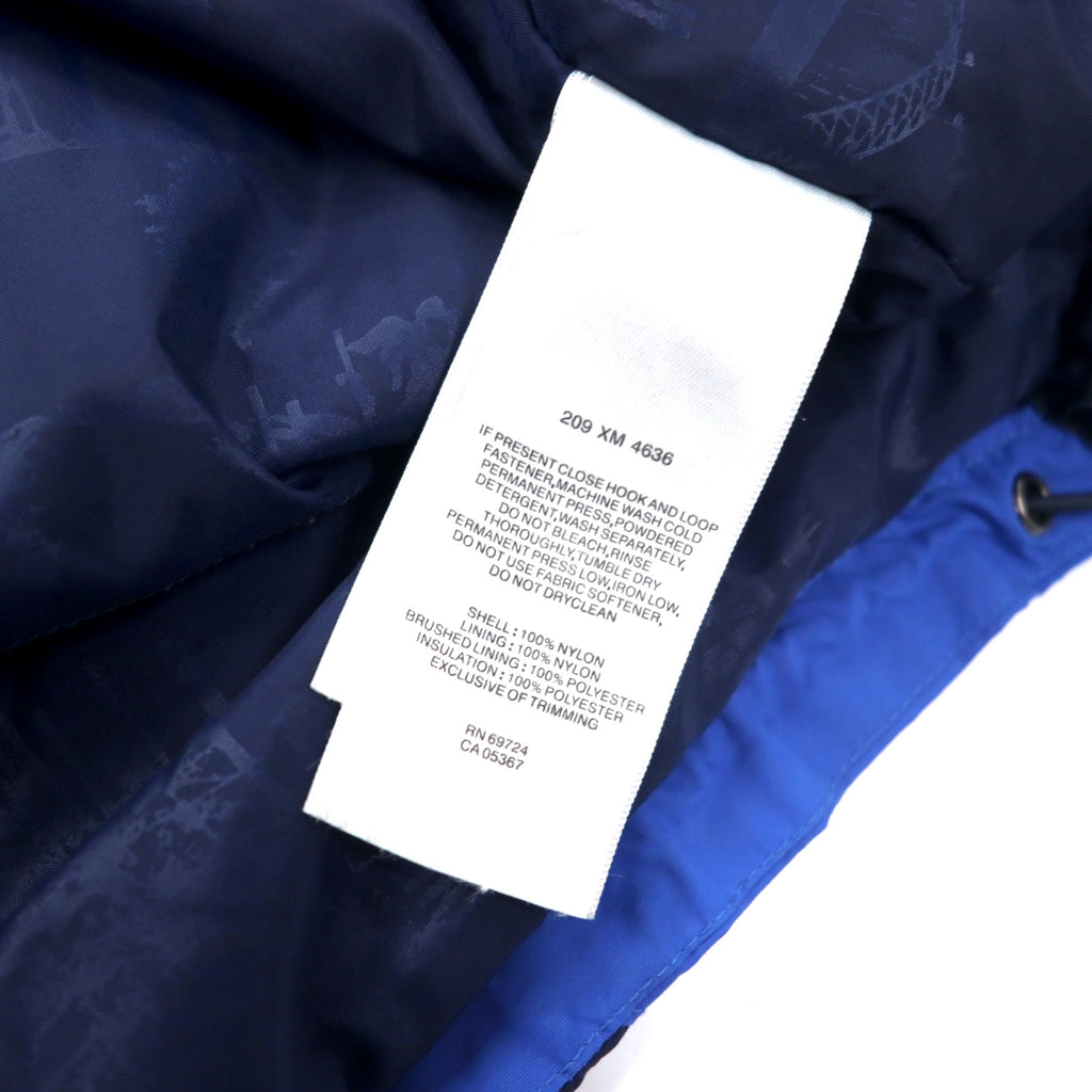 Columbia Mountain Parka L Navy Nylon Waterproof Retractable Hood XM4636