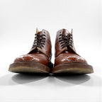 Tricker's 英国製 モールトン MALTON カントリーブーツ フルブローグ レースアップブーツ 27.5cm イギリス製 M2508