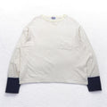 LEVI'S VINTAGE CLOTHING (LVC) Casuals Long Sleeve Loose Fit T-Shirt M White Made in Portugal