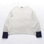 LEVI'S VINTAGE CLOTHING (LVC) Casuals Long Sleeve Loose Fit T-Shirt M White Made in Portugal