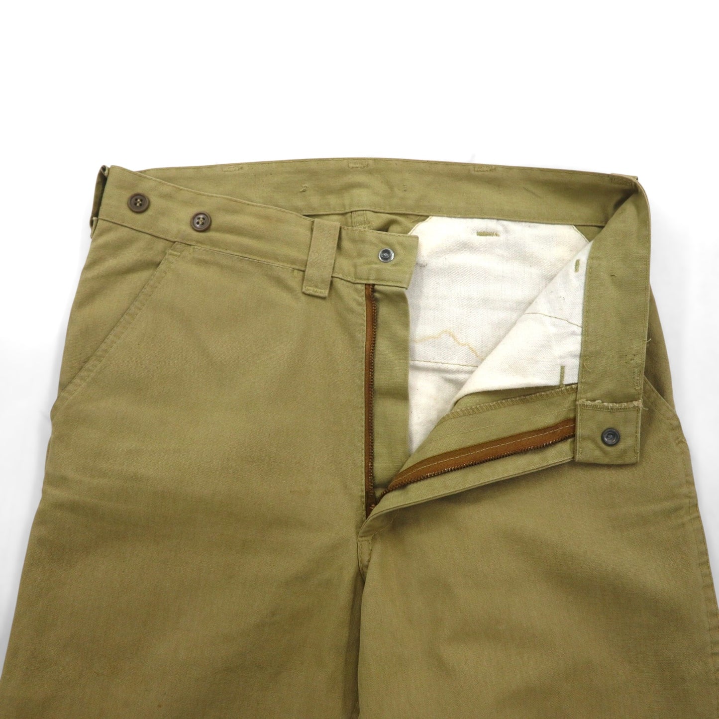 FILSON 90s Made in USA Tin Cloth Chino Pants, Size M, Suspender Buttons, CCFILSON CO.
