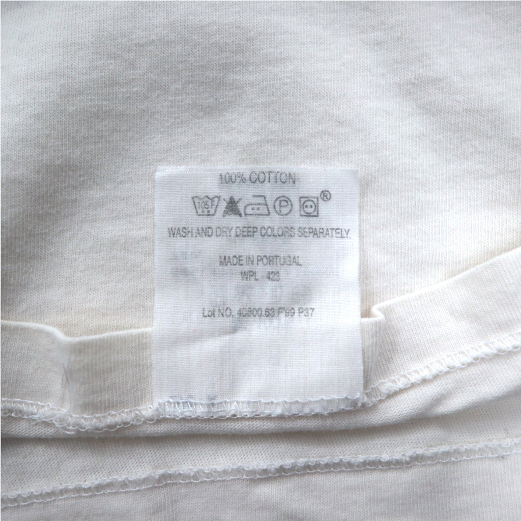 LEVI'S VINTAGE CLOTHING (LVC) Casuals Long Sleeve Loose Fit T-Shirt M White Made in Portugal