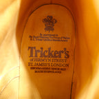 Tricker's 英国製 モールトン MALTON カントリーブーツ フルブローグ レースアップブーツ 27.5cm イギリス製 M2508
