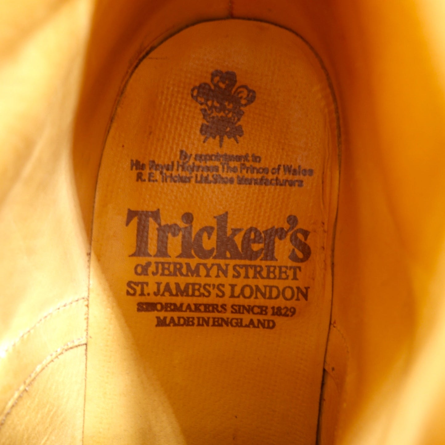 Tricker's 英国製 モールトン MALTON カントリーブーツ フルブローグ レースアップブーツ 27.5cm イギリス製 M2508