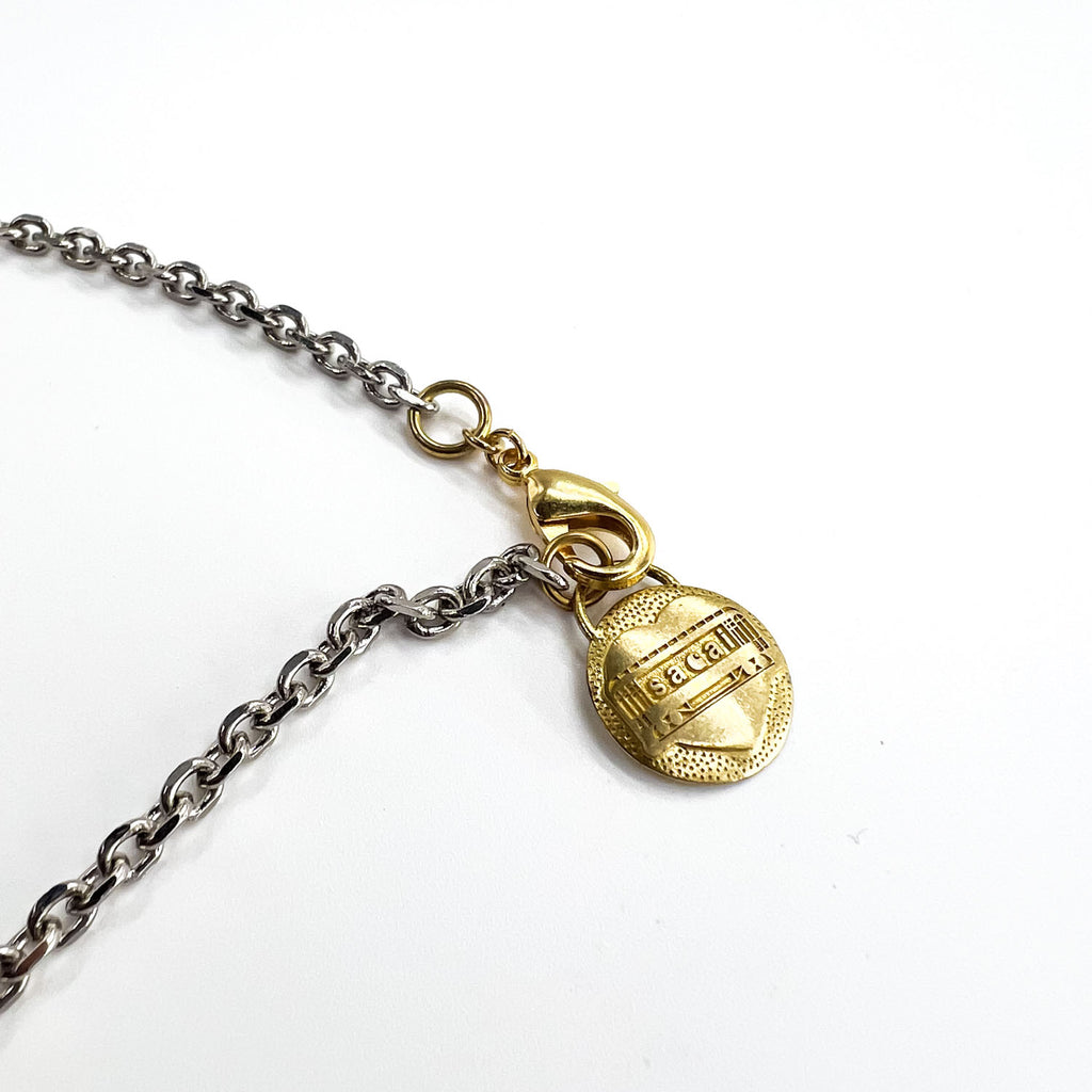 sacai × carhartt WIP チャーム ネックレス ゴールド シルバー 真鍮 ハート ロゴ Heart Necklace