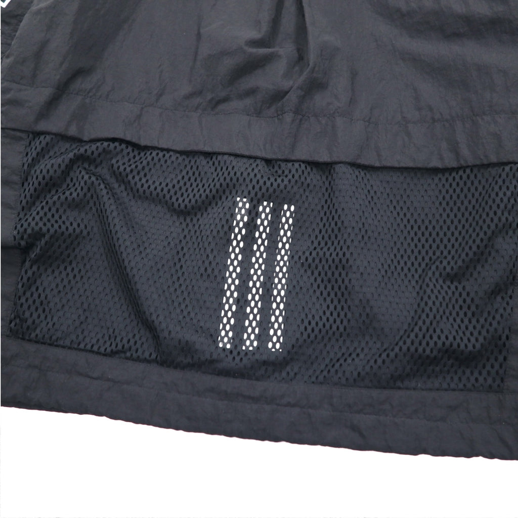 adidas Nylon Track Jacket Jersey S Black Drawcord W S2S Three Stripes ED1529