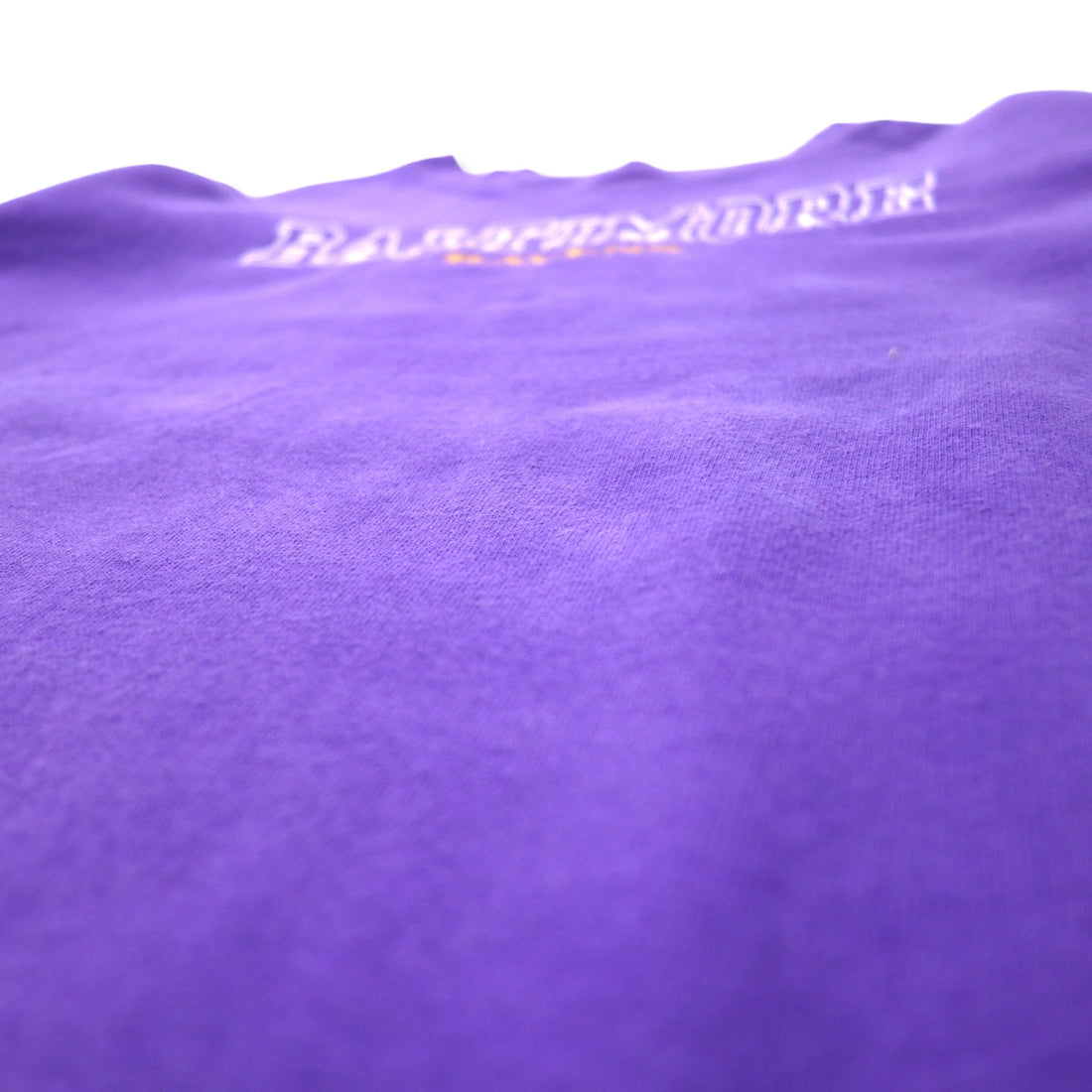 Reebok Made in Canada 90s NFL BALTIOORE RAVENS Embroidered Sweatshirt XL Purple Cotton Front V