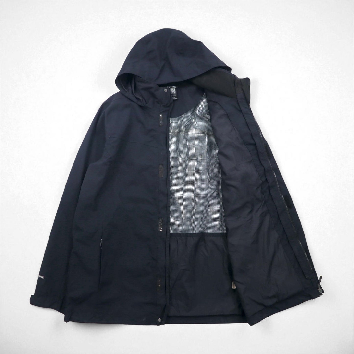 karrimor Mountain Parka, XL, Black, Waterproof, WEATHERTITE, Hood Storage, Drawcord, A91671