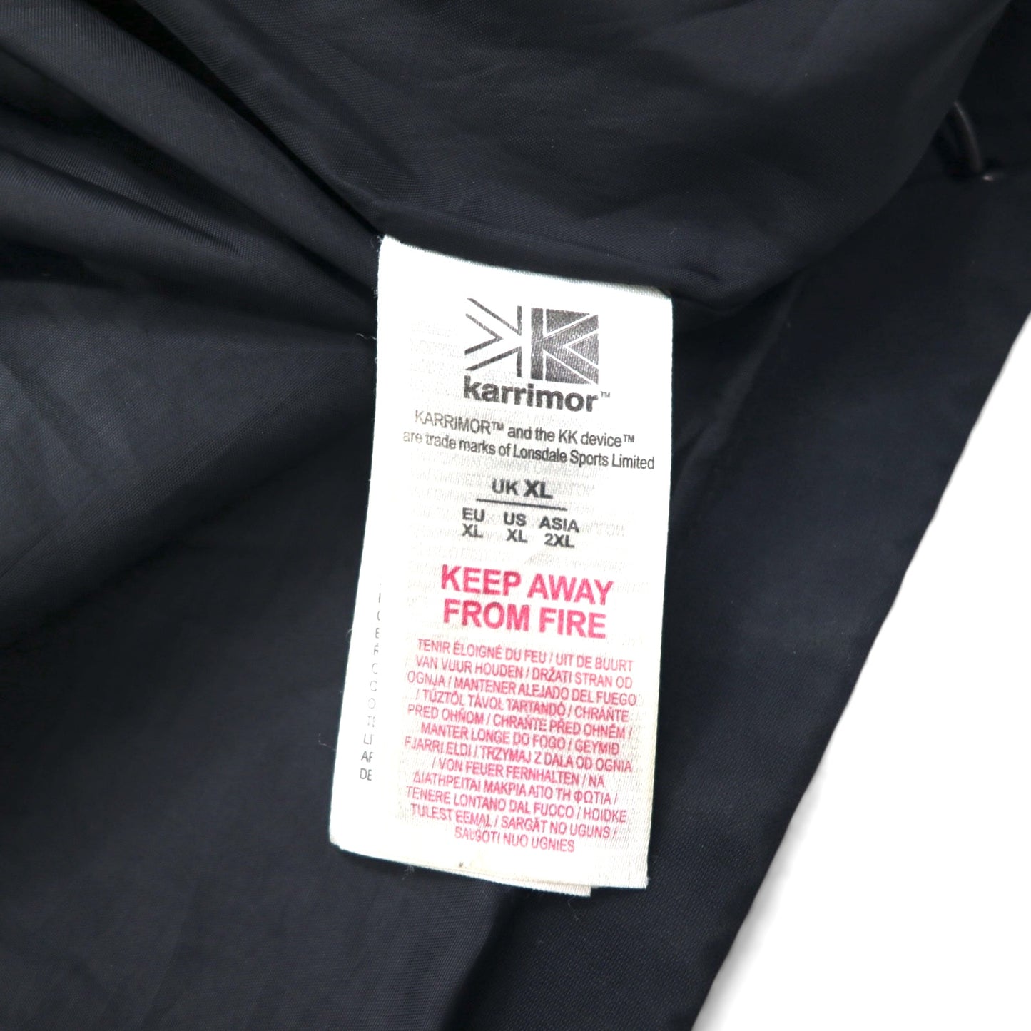 karrimor Mountain Parka, XL, Black, Waterproof, WEATHERTITE, Hood Storage, Drawcord, A91671