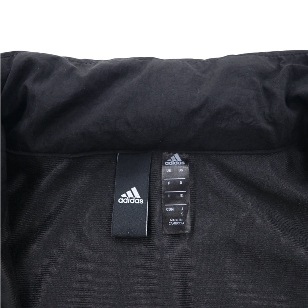 adidas Nylon Track Jacket Jersey S Black Drawcord W S2S Three Stripes ED1529