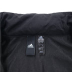adidas Nylon Track Jacket Jersey S Black Drawcord W S2S Three Stripes ED1529