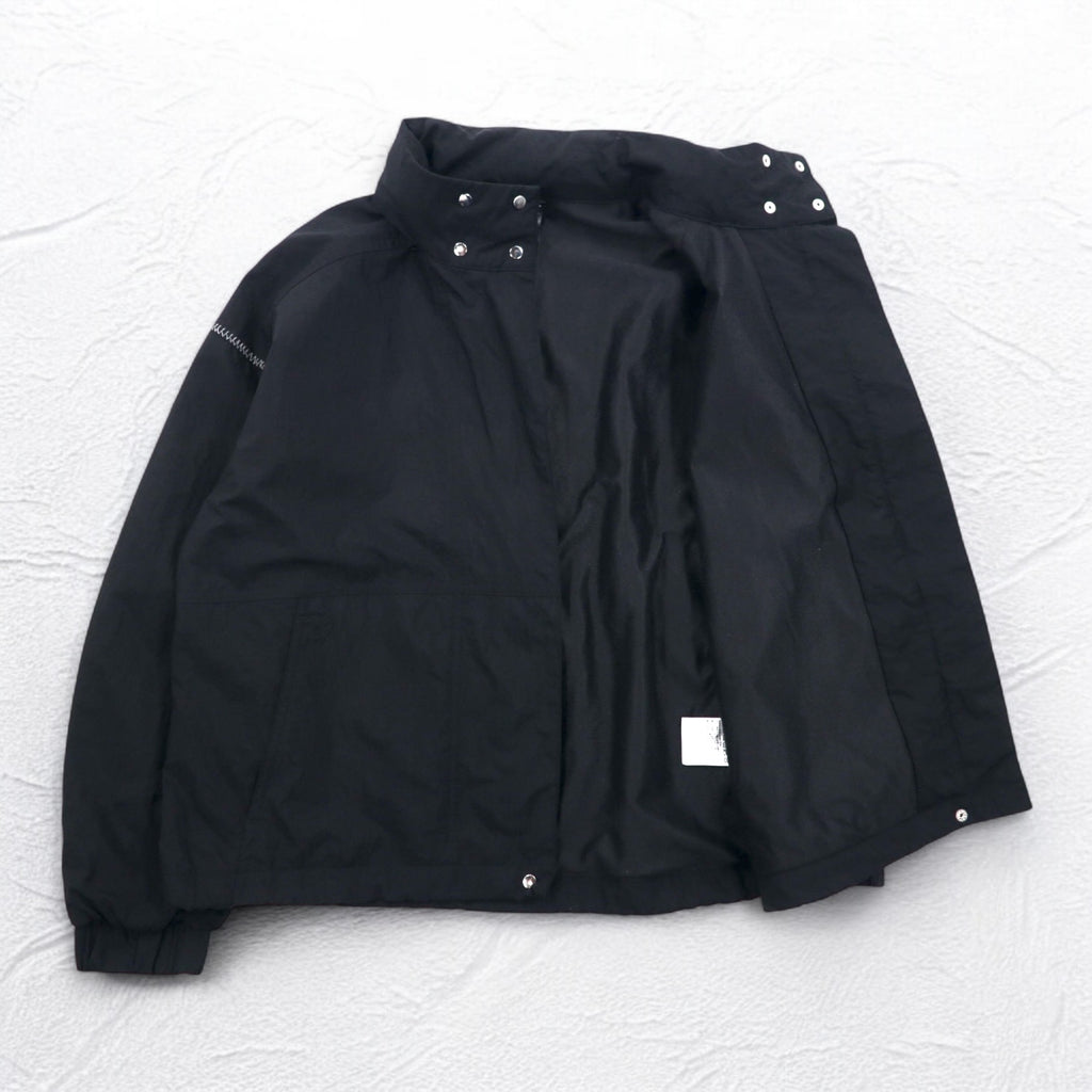 adidas Nylon Track Jacket Jersey S Black Drawcord W S2S Three Stripes ED1529