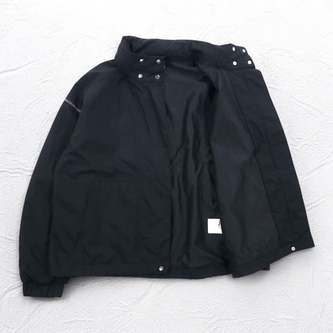 adidas Nylon Track Jacket Jersey S Black Drawcord W S2S Three Stripes ED1529