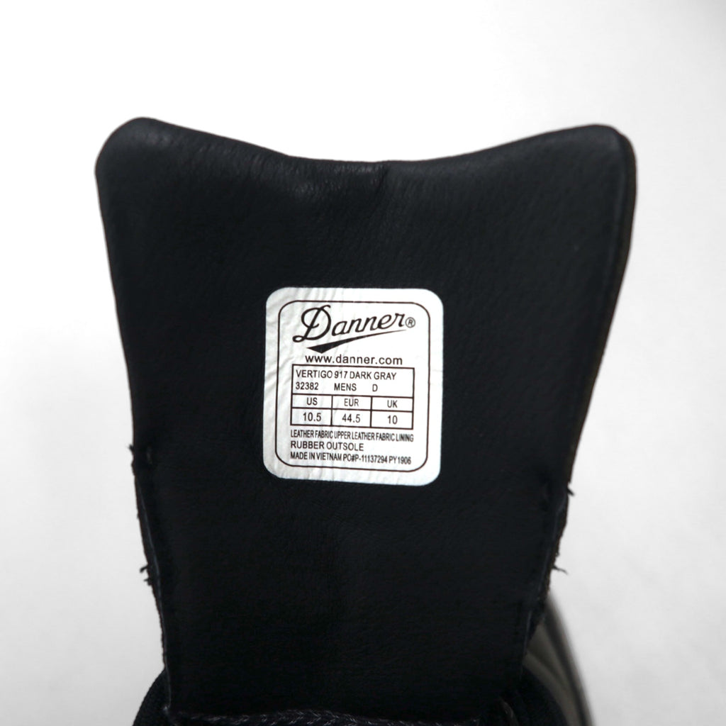 Danner GORE-TEX VERTIGO Side Gore Trekking Boots 28.5cm Black Waterproof Vibram Sole 32382