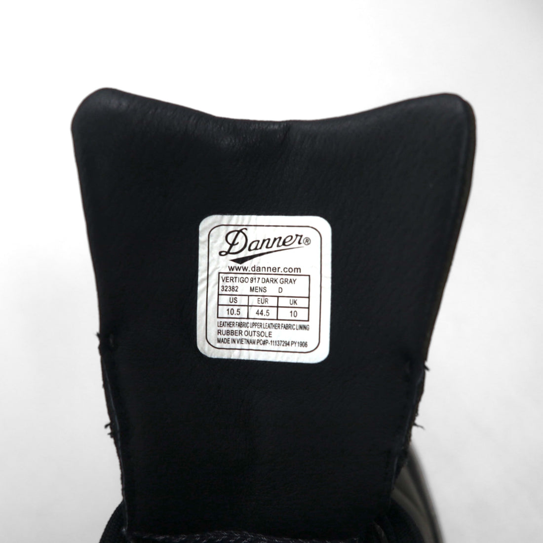 Danner GORE-TEX VERTIGO Side Gore Trekking Boots 28.5cm Black Waterproof Vibram Sole 32382