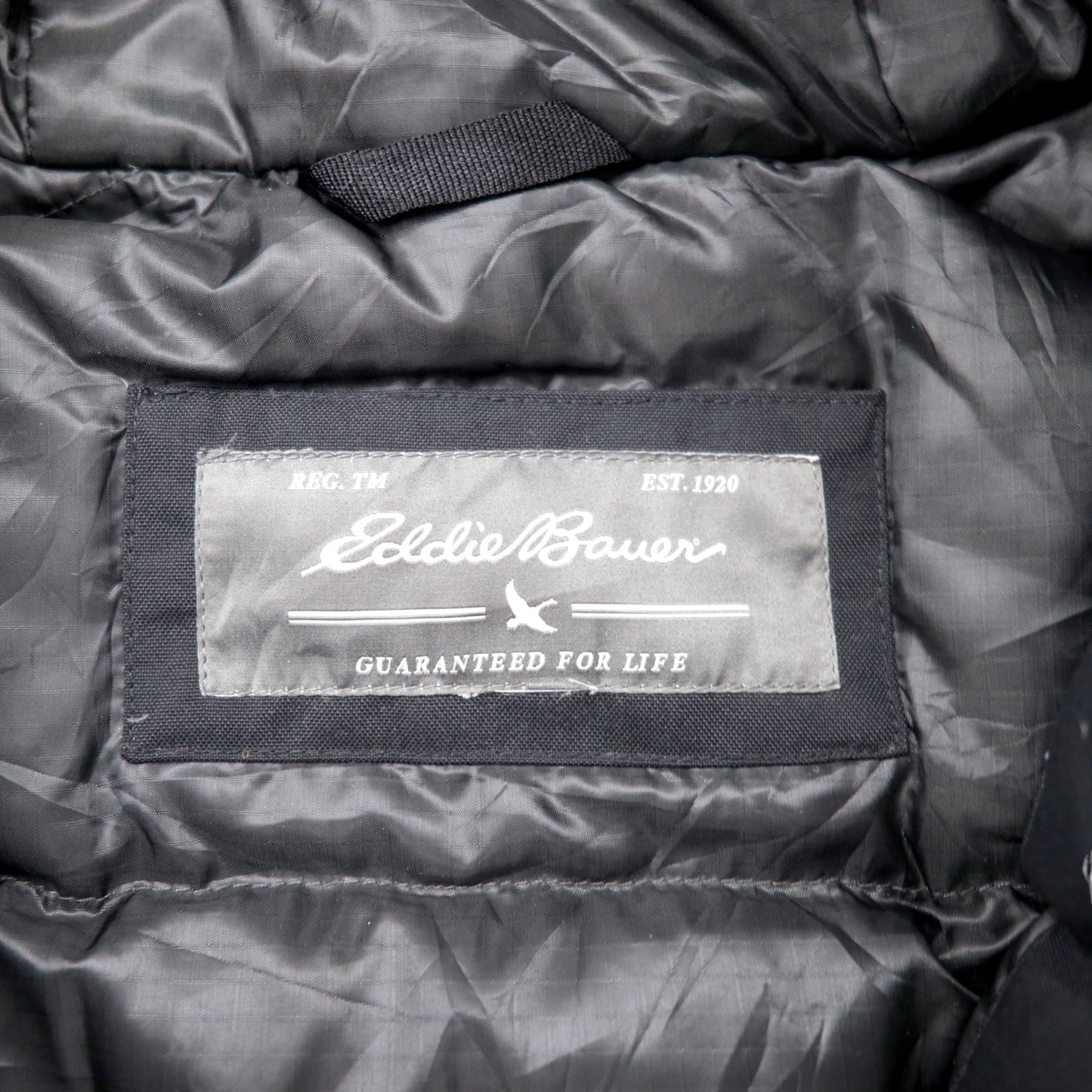 Eddie Bauer ウェザーエッジ プレミアムグース ダウンジャケット XXL ブラック ナイロン 650フィルパワー フード ファー 着脱式 Weatheredge Premium Goose Down Hooded 5571