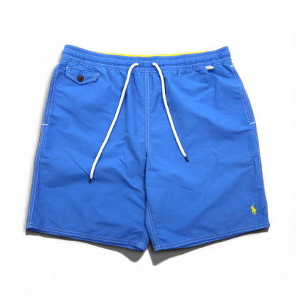 POLO RALPH LAUREN 水陸両用 スイム ショートパンツ ハーフパンツ L ブルー ナイロン スモールポニー刺繍