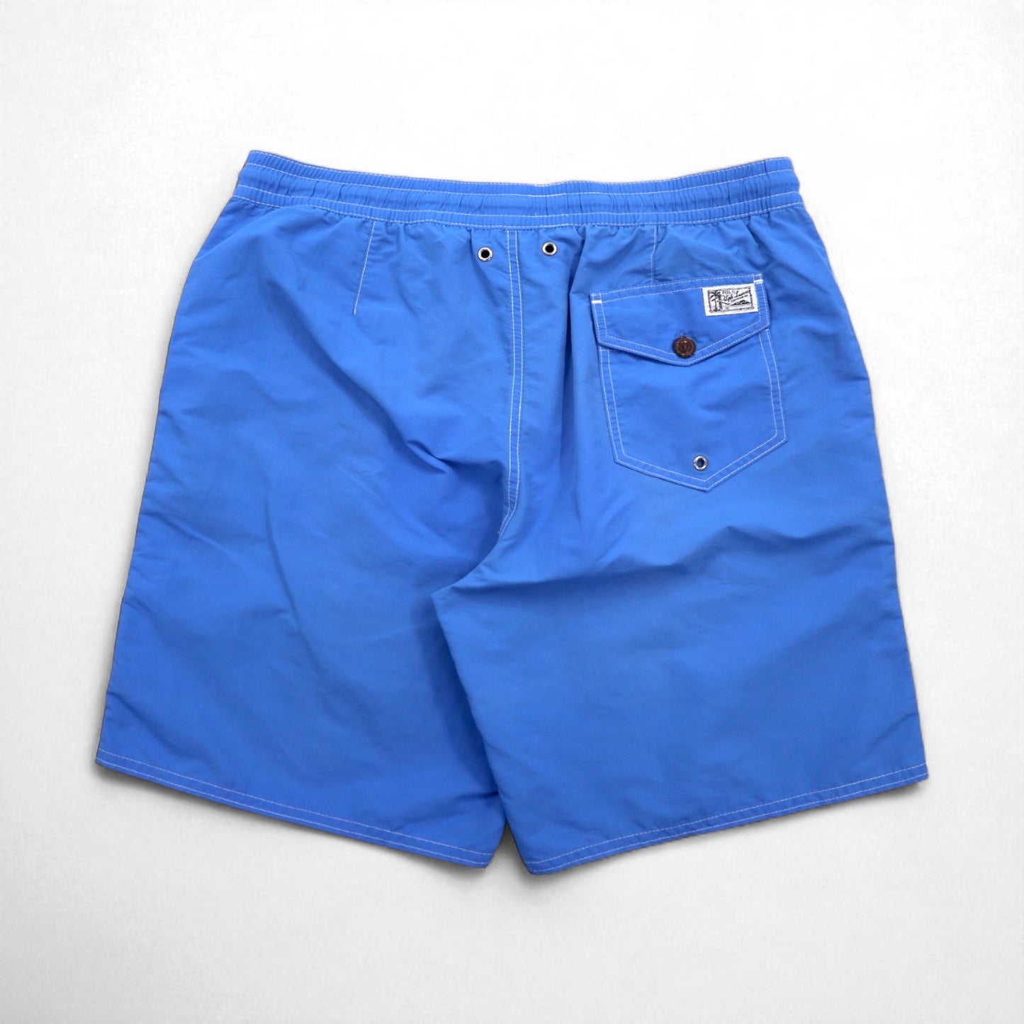 POLO RALPH LAUREN 水陸両用 スイム ショートパンツ ハーフパンツ L ブルー ナイロン スモールポニー刺繍