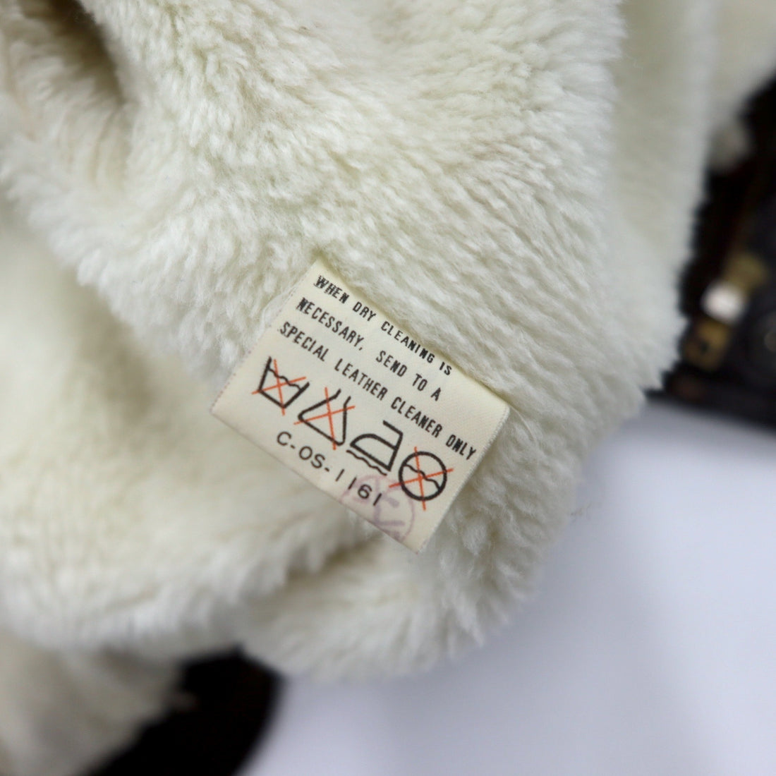 Vintage Leather Flight Jacket 90s A-2 Flight Jacket Leather Jacket L Brown Cowhide Cow Nappa Boa Liner