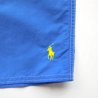 POLO RALPH LAUREN 水陸両用 スイム ショートパンツ ハーフパンツ L ブルー ナイロン スモールポニー刺繍