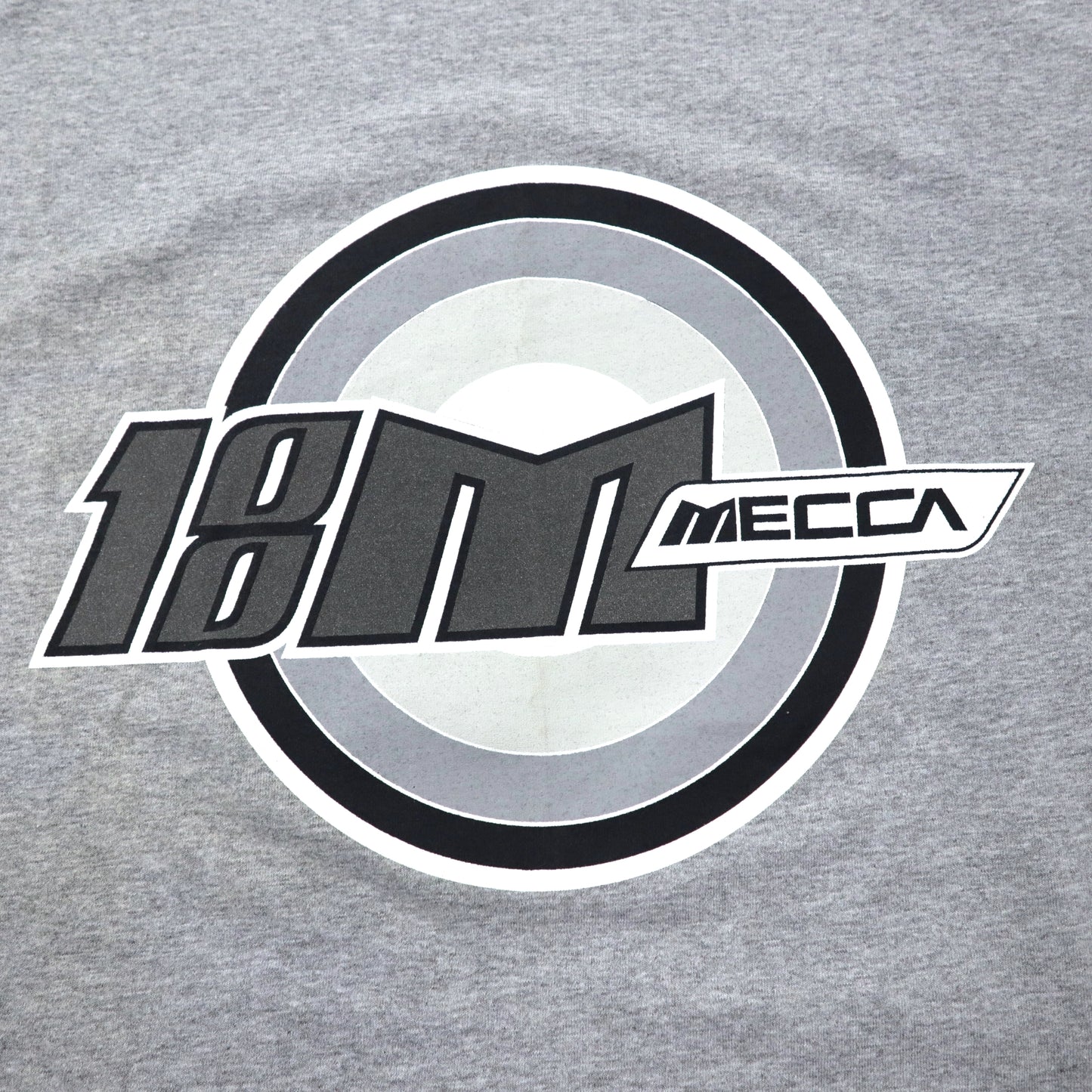 USA製 90年代 mecca プリントTシャツ XL グレー コットン ビッグサイズ