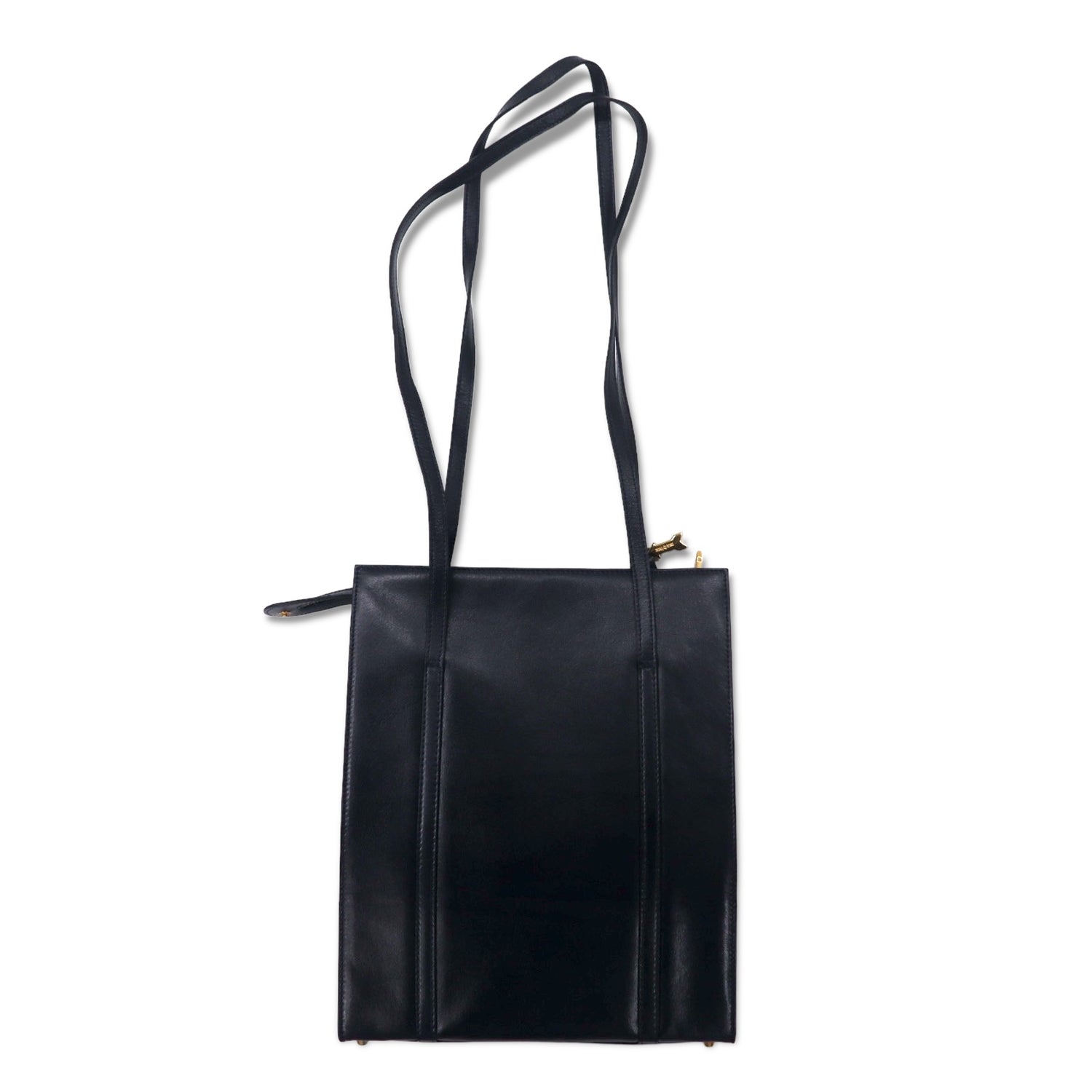 GOLD PFEIL Germany Made Tote Bag Shoulder Bag Black Leather – 日本然リトテ