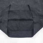 Polo Ralph Lauren XL Grey Cotton V-Neck Sweatshirt with Small Pony Embroidery