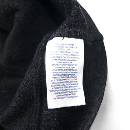 Polo Ralph Lauren 前V スウェット トレーナー XL グレー コットン スモールポニー刺繡