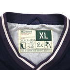 PEPSI 90s Piste Nylon Pullover Jacket, XL, Navy, Waterproof, Single-Point Embroidery, Wear Guard