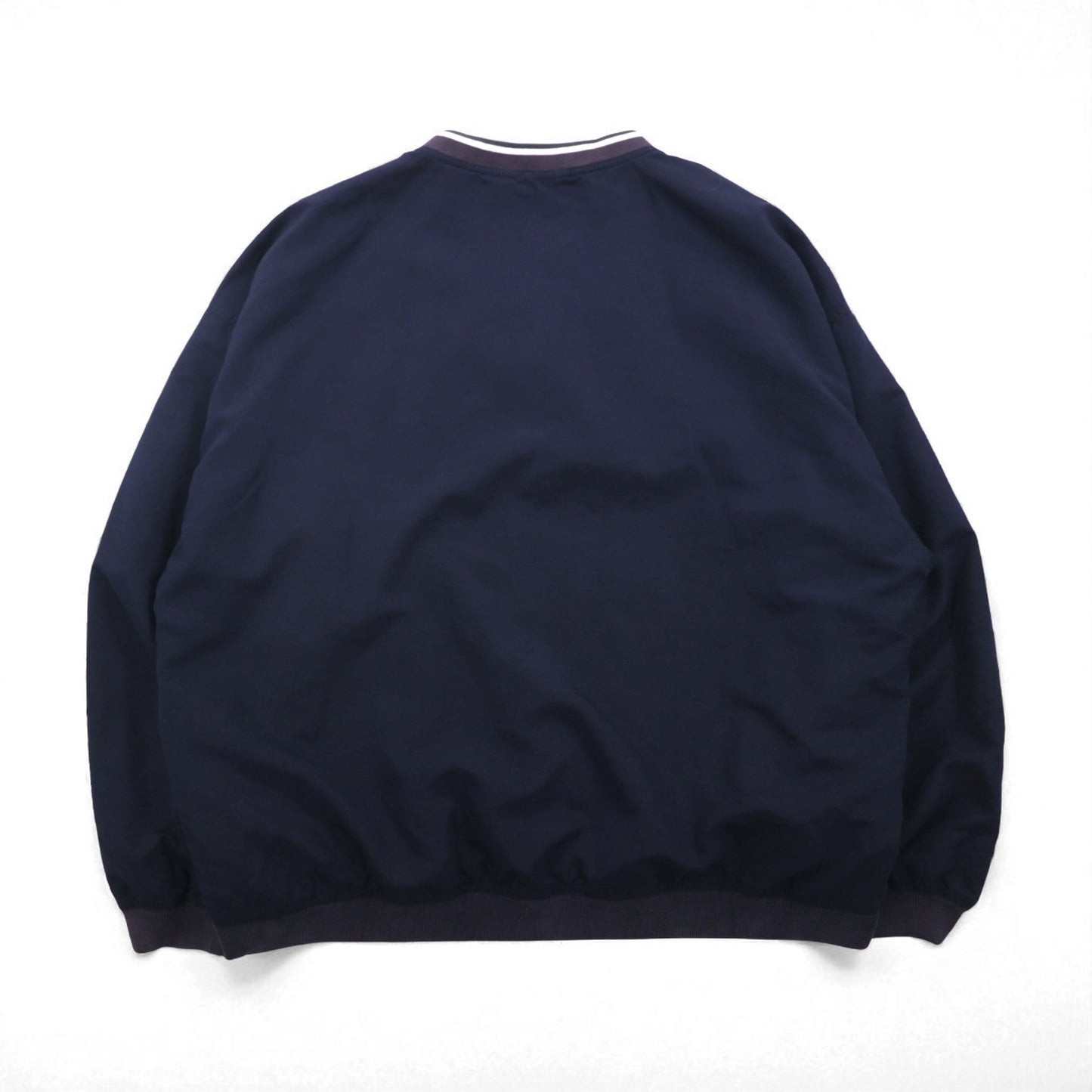 PEPSI 90年代 ピステ ナイロン プルオーバー ジャケット XL ネイビー 防水 ワンポイント刺繡 Wear Guard