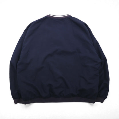 PEPSI 90年代 ピステ ナイロン プルオーバー ジャケット XL ネイビー 防水 ワンポイント刺繡 Wear Guard