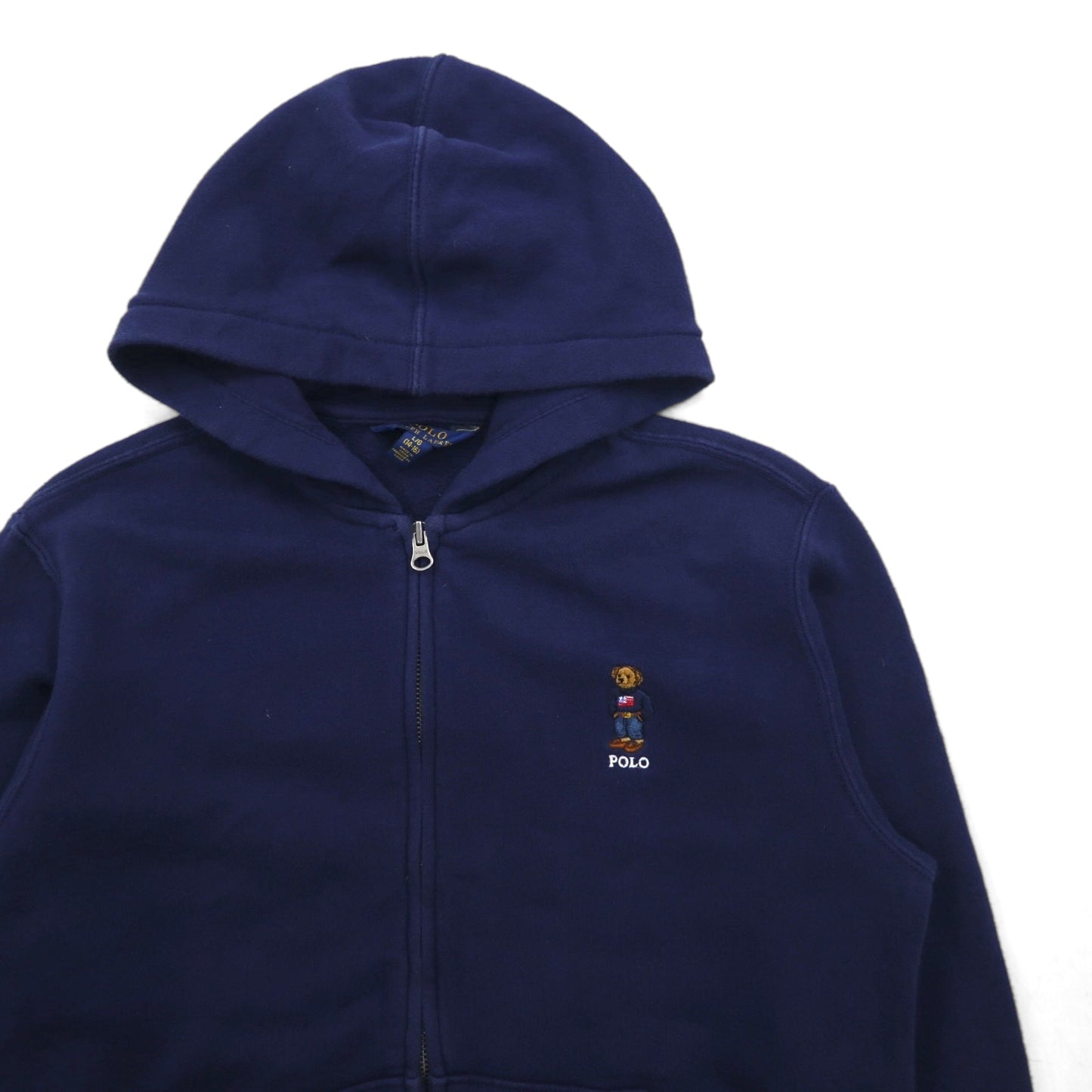 POLO RALPH LAUREN ポロベア フルジップパーカー L ネイビー コットン