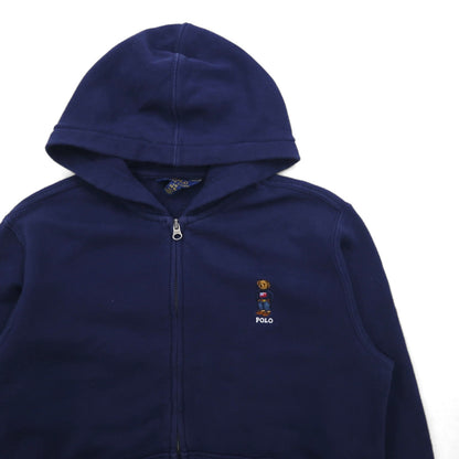 POLO RALPH LAUREN ポロベア フルジップパーカー L ネイビー コットン
