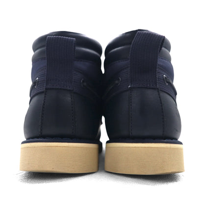 TIMBERLAND × NEXUS Ⅶ ゴアテックス GORE-TEX クラシック モカシンブーツ 26.5cm ネイビー レザー 防水 VIBRAMソール 19511