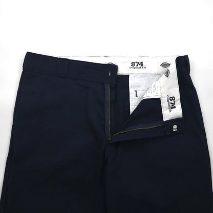 Dickies FLEX 874 Work Chino Pants, Size L, Original Fit, Navy, 11874DN