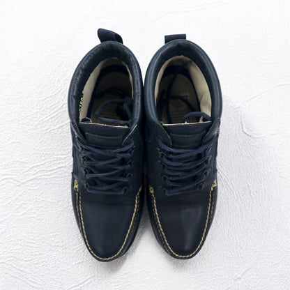 TIMBERLAND × NEXUS Ⅶ ゴアテックス GORE-TEX クラシック モカシンブーツ 26.5cm ネイビー レザー 防水 VIBRAMソール 19511