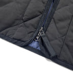 TAION Side Zip Quilted Down Vest XL Black Military V-neck Slit Double Zip JOURNAL STANDARD relume Special Order 22-011-464-0110-3-0