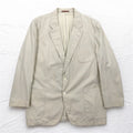 Burberrys Old 2B Tailored Jacket L Beige Cotton Made in Japan
