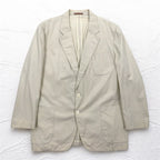 Burberrys Old 2B Tailored Jacket L Beige Cotton Made in Japan