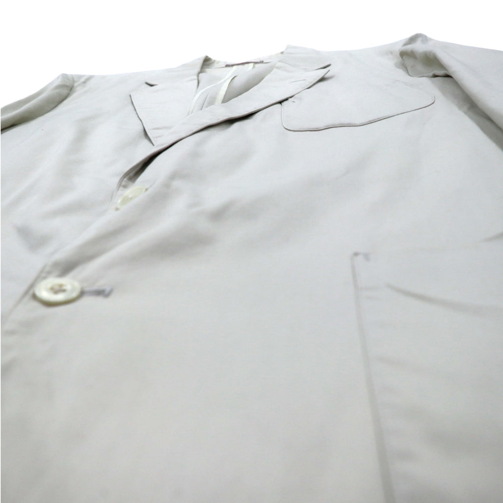 Burberrys Old 2B Tailored Jacket L Beige Cotton Made in Japan