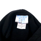 Champion Reverse Weave Pullover Hoodie, XL, Black, Cotton, Fleece Lining, Blue Single Tag, Reprint, Made in Honduras