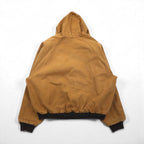 90s Made in USA KING LOUIE Duck Cloth Active Jacket/Hoodie, Size 3XL, American Brand, Embroidery