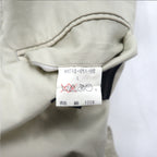 Burberrys Old 2B Tailored Jacket L Beige Cotton Made in Japan
